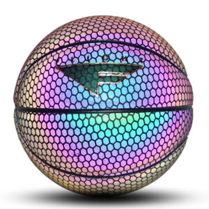 Reflective Multicolor Basketball - Professional Grade