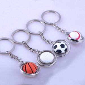 Basketball Alloy Keychain