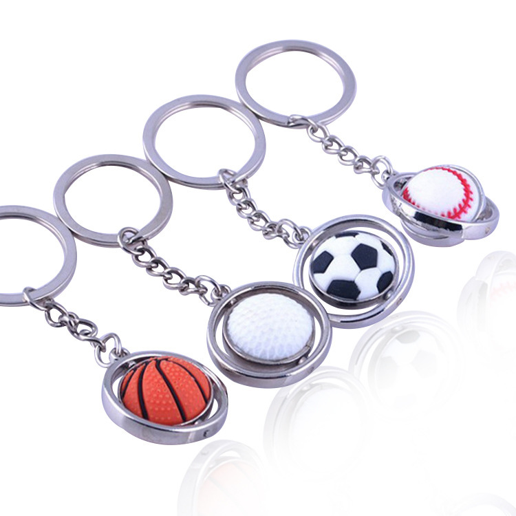 Basketball Alloy Keychain - Image 2